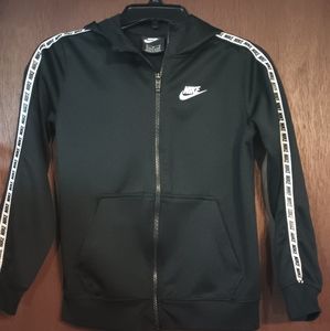 Nike Youth Full Zip Hoodie Jacket Sz 10/12 Black